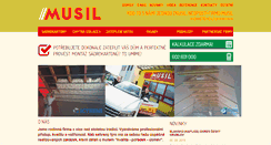 Desktop Screenshot of musil.cz